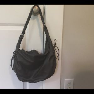 Kate Spade hobo bag w/snake accents & ties